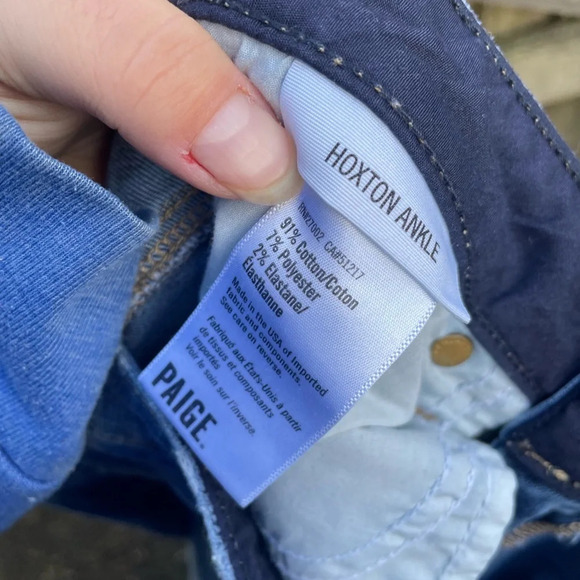 PAIGE HOXTON ANKLE JEANS - Picture 3 of 5
